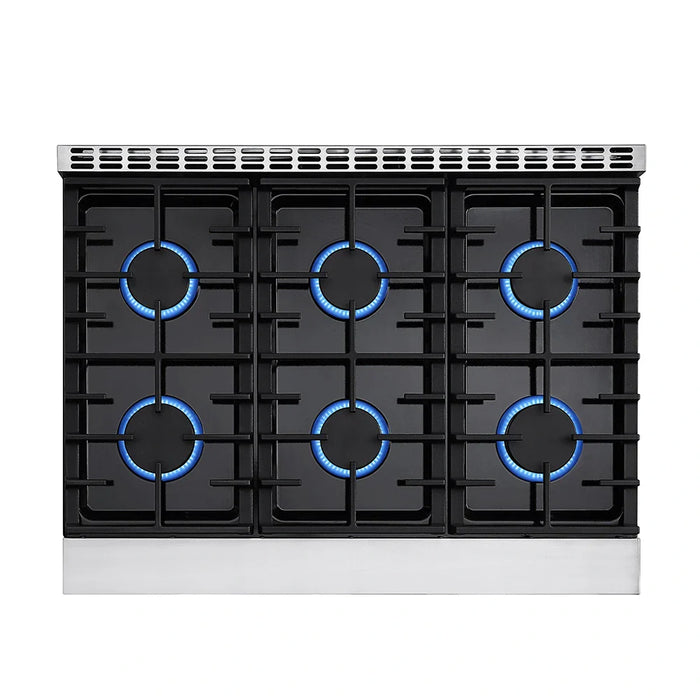 Empava 36 in. Pro-Style Slide-in Single Oven Gas Range - EMPV-36GR11