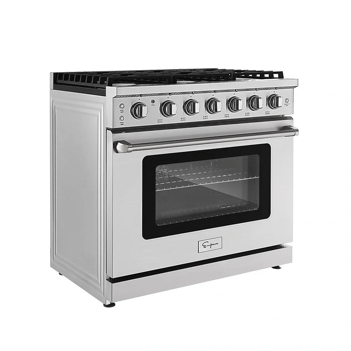 Empava 36 in. Pro-Style Slide-in Single Oven Gas Range - EMPV-36GR11