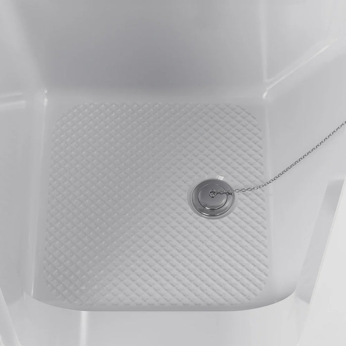 Empava 54 Alcove Soaking Walk-in Tub with Right Drain