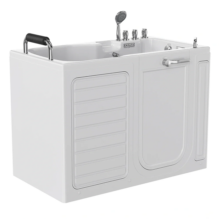 Empava 54 Alcove Soaking Walk-in Tub with Right Drain