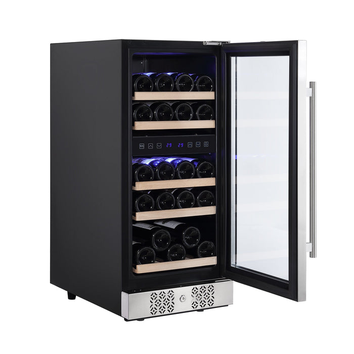 Empava 15 Inch Dual Zone Small  Wine Fridge - EMPV-WC02D