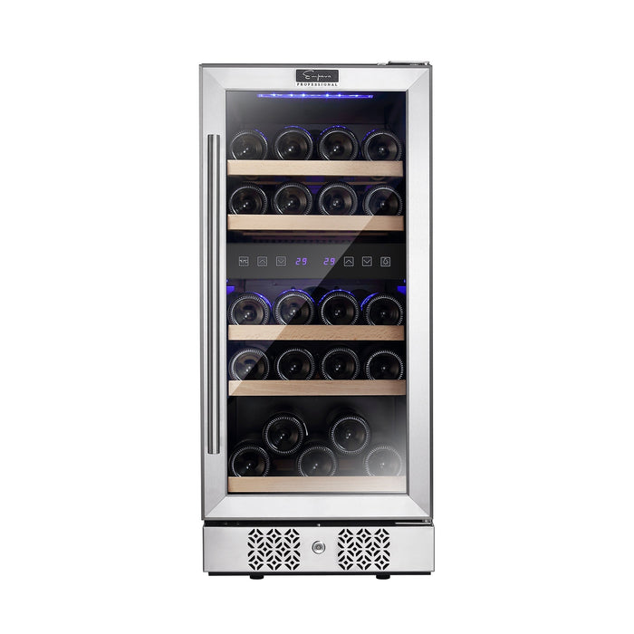 Empava 15 Inch Dual Zone Small  Wine Fridge - EMPV-WC02D