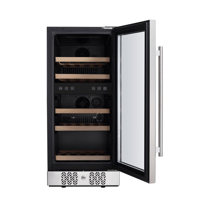 Empava 15 Inch Dual Zone Small  Wine Fridge - EMPV-WC02D