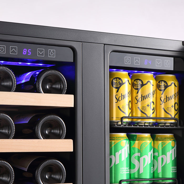 Empava 24" Dual Zone Wine and Beer Fridge Beverage Cooler - EMPV-BR03D