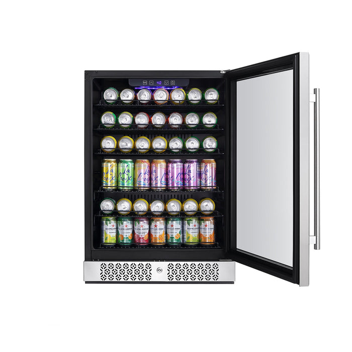 Empava 24 Inch Freestanding & Under Counter Beverage Fridge - EMPV-BR02S