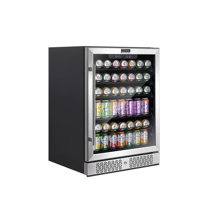 Empava 24 Inch Freestanding & Under Counter Beverage Fridge - EMPV-BR02S