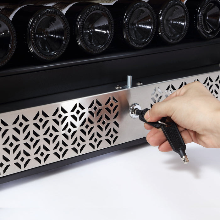 Empava 24 Inch Fridge Dual Zone Wine & Beverage Cooler - EMPV-WC04D