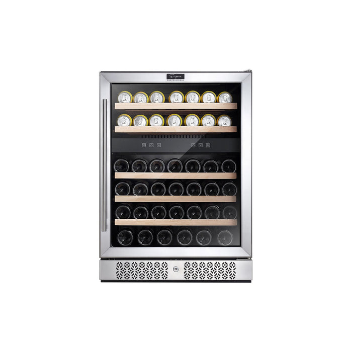 Empava 24 Inch Fridge Dual Zone Wine & Beverage Cooler - EMPV-WC04D