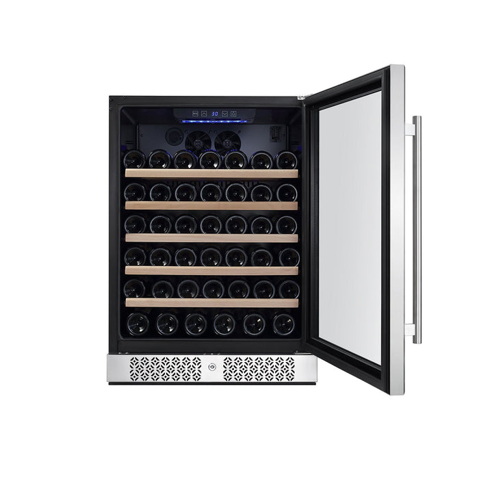 Empava 24 Inch Wine Cooler Wine Fridge 52 Bottles - EMPV-WC03