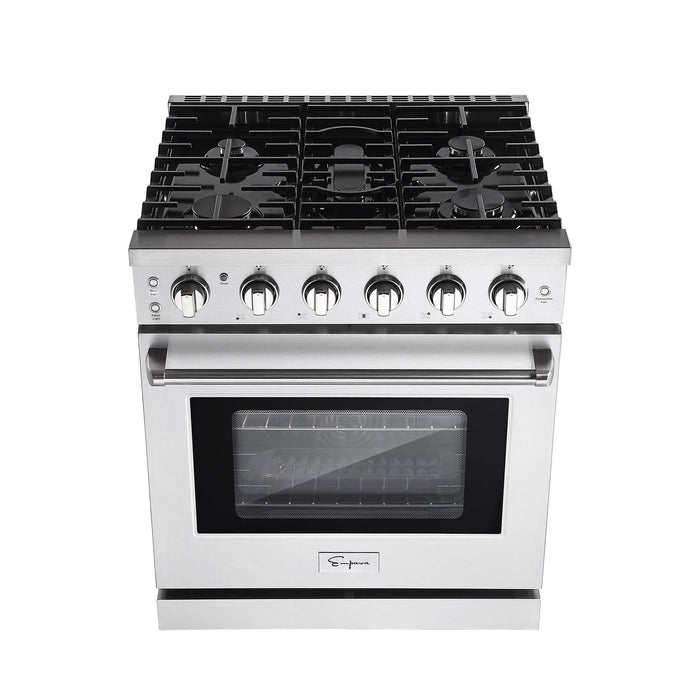 Empava 30 In. Pro-Style Slide-in Single Oven Gas Range - EMPV-30GR10