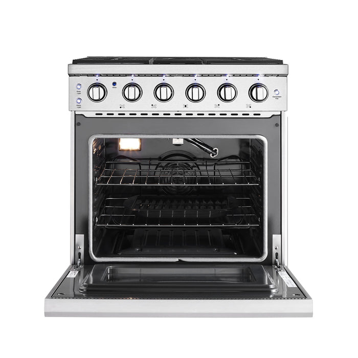 Empava 30 In. Pro-Style Slide-in Single Oven Gas Range - EMPV-30GR10