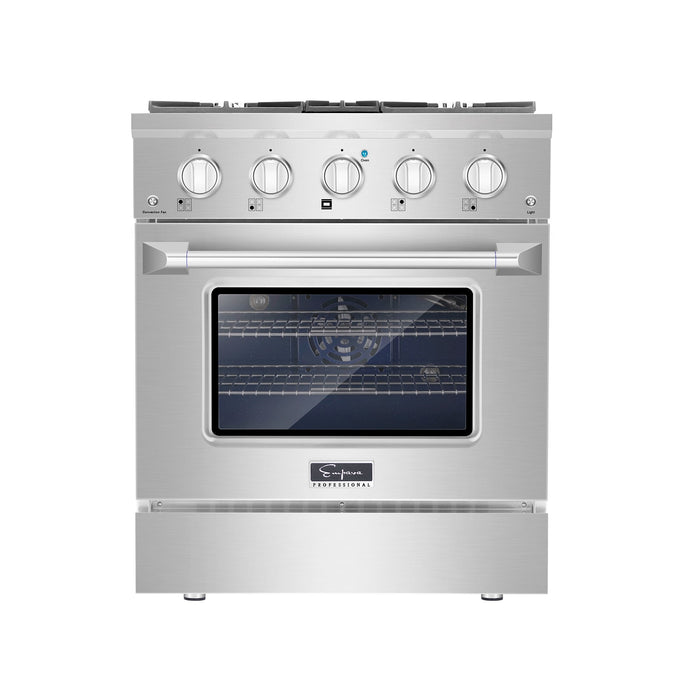 Empava 30 in. Pro-Style Slide-In Single Oven Gas Range - EMPV-30GR07