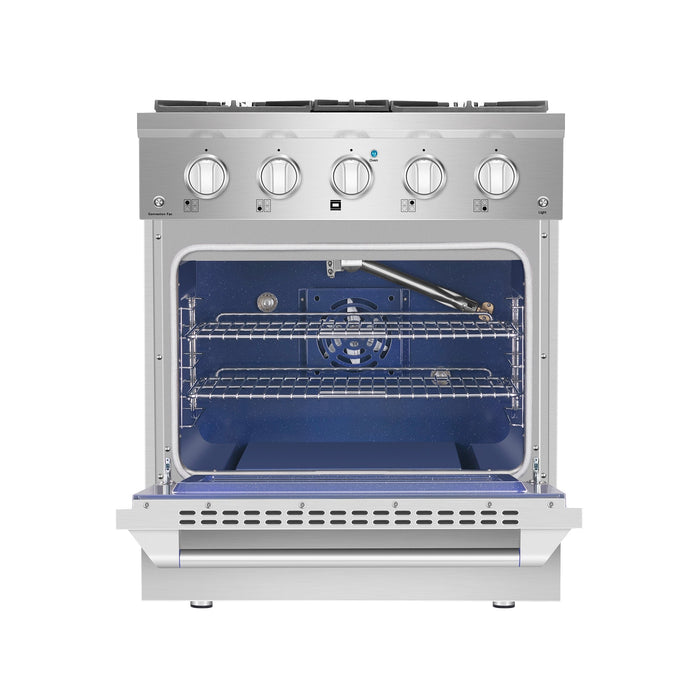 Empava 30 in. Pro-Style Slide-In Single Oven Gas Range - EMPV-30GR07