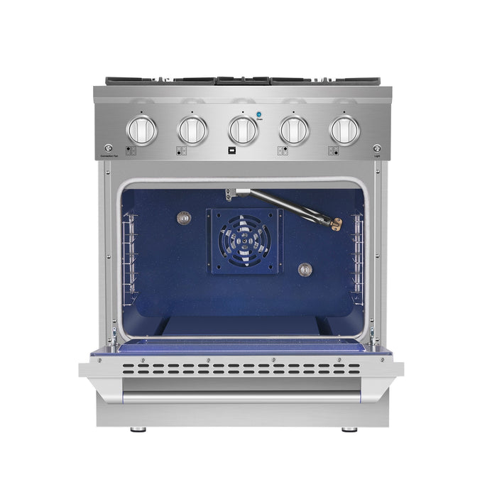 Empava 30 in. Pro-Style Slide-In Single Oven Gas Range - EMPV-30GR07