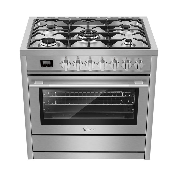 Empava 36 Inch Freestanding Range Gas Cooktop And Oven - EMPV-36GR12