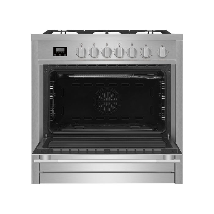 Empava 36 Inch Freestanding Range Gas Cooktop And Oven - EMPV-36GR12