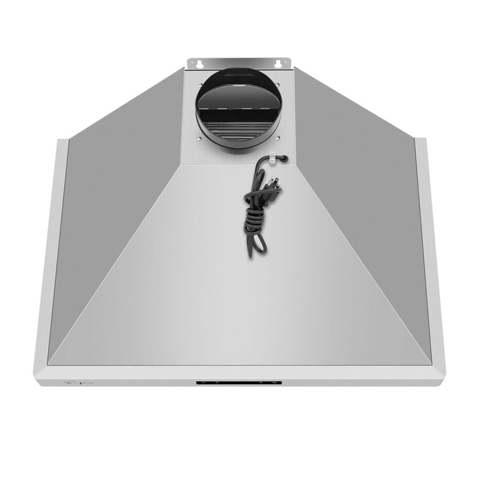 Empava 36 in. 380 CFM Ducted Wall Mount Range Hood - EMPV-36RH04