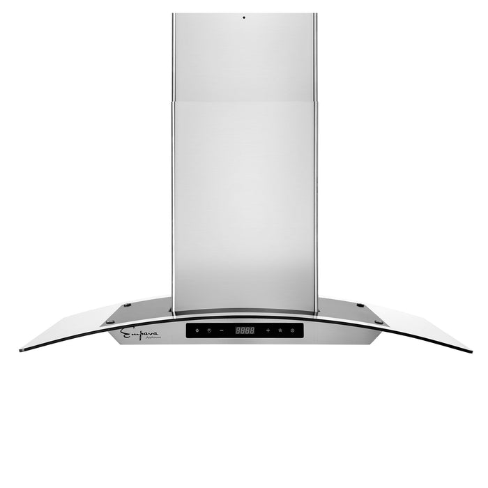 Empava 36 in. 400 CFM Kitchen Island Wall Mount Ducted Range Hood - EMPV-36RH09