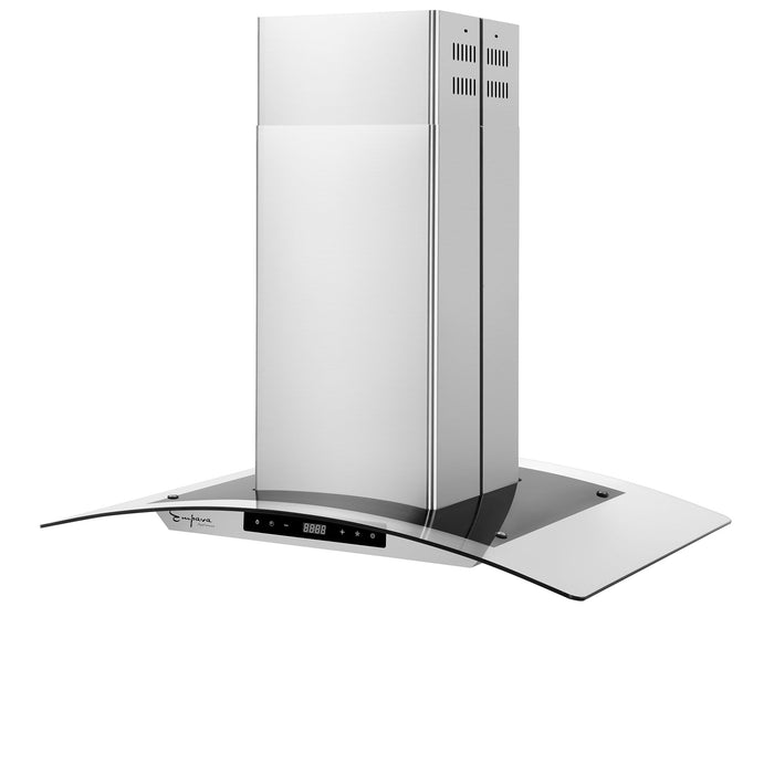 Empava 36 in. 400 CFM Kitchen Island Wall Mount Ducted Range Hood - EMPV-36RH09