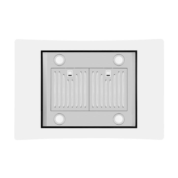 Empava 36 in. 400 CFM Kitchen Island Wall Mount Ducted Range Hood - EMPV-36RH09