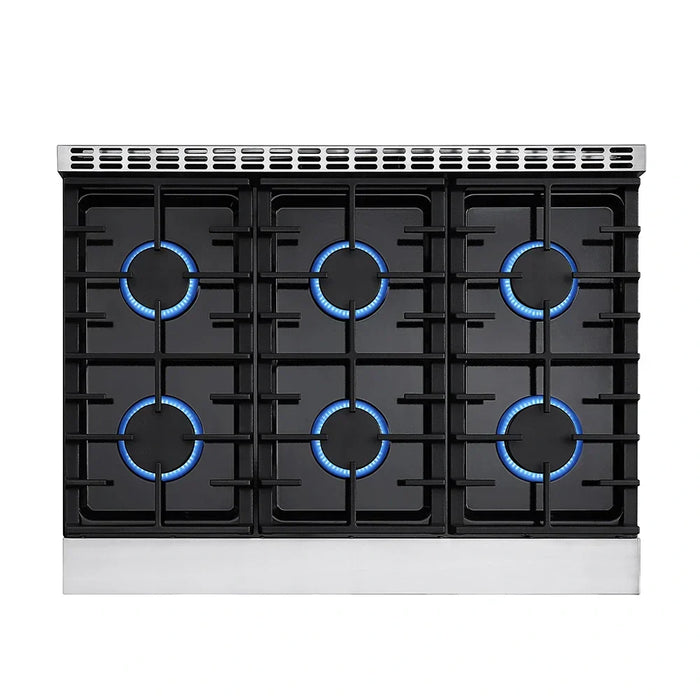 2 PCS / 36" Gas Range & 36" Range Hood-36RH09 & 36GR11