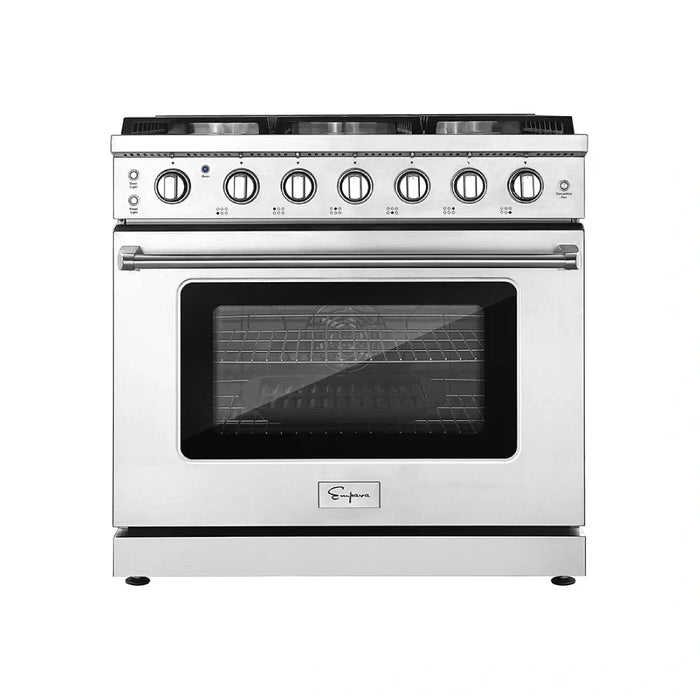 2 PCS / 36" Gas Range & 36" Range Hood-36RH09 & 36GR11