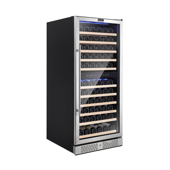 Empava 55" Tall Dual Zone 100 Bottle Wine Fridge - EMPV-WC06D