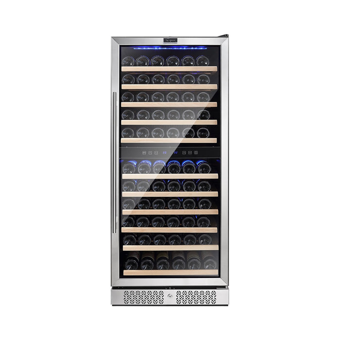 Empava 55" Tall Dual Zone 100 Bottle Wine Fridge - EMPV-WC06D