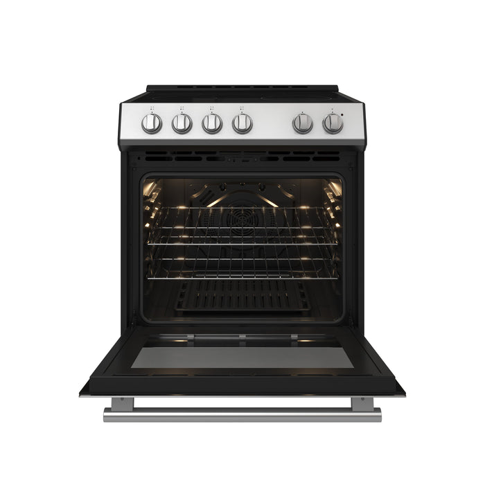Forno Espresso 30" Electric Range in Stainless Steel with Silver Handles, FFSEL6012-30