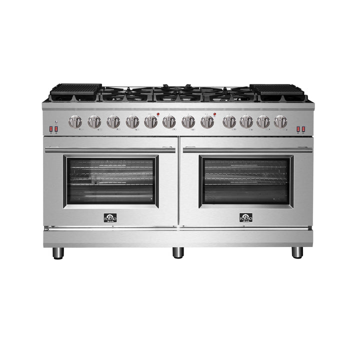 Forno 60″ Freestanding Gas Range with 10 Burners, FFSGS6239-60