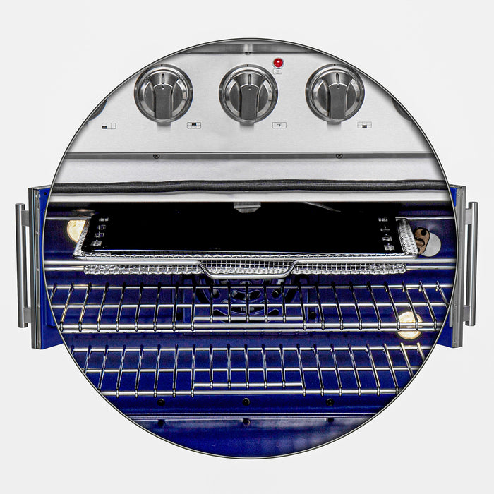 Forno 36″ Freestanding French Door Gas Range with 6 Burners, FFSGS6439-36