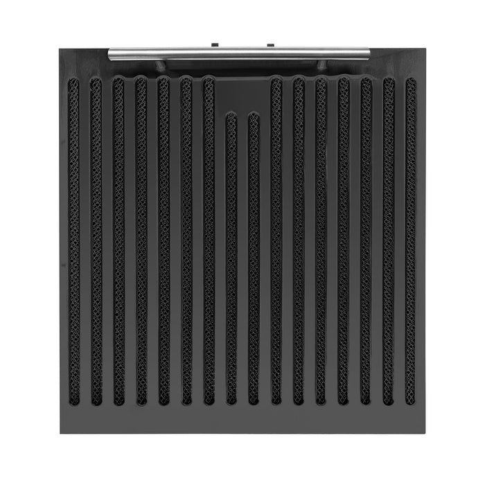 Forno Espresso 30" Under Cabinet Range Hood in Black with Silver Handles, FRHUC5255-30BLK