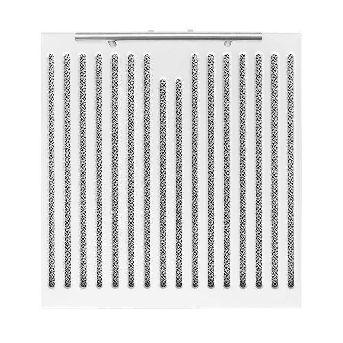 Forno Espresso 30" Under Cabinet Range Hood in White with Silver Handles, FRHUC5255-30WHT