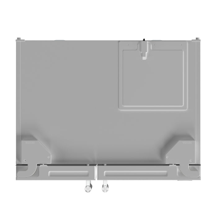 Forno Espresso 36" 20 Cu. Ft. Side-By-Side Refrigerator with Water and Ice Dispenser in White with Silver Handles, FFRBI1844-36WHT