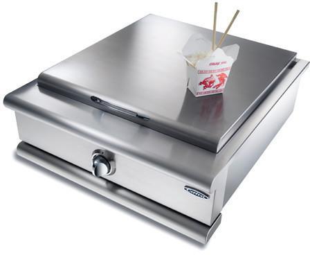 Capital 24" Built-in Gas Single Wok Burner with 30,000 BTU in Stainless Steel (PSQ24WOK)