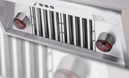 Capital 36-Inch Performance Series Wall Mount Ducted Hood with 1200 CFM Motor in Stainless Steel (PSVH36HL)