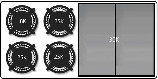 Capital Connoisseurian Series 48" Freestanding Dual Fuel Range with 7.8 cu. ft. Double Electric Ovens in Stainless Steel (COB488)