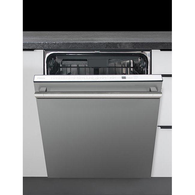 Forza 4-Piece Appliance Package - 48-Inch Dual Fuel Range, Under Cabinet Range Hood, 24-Inch Dishwasher and Refrigerator in Stainless Steel