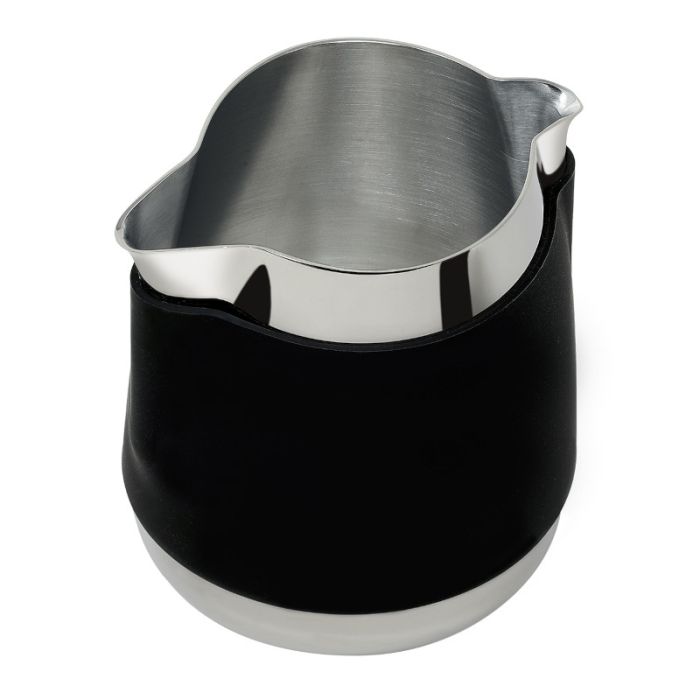 "Reverse Revolution Blk." Double 180° Angled Sprout Jug Stainless Steel 6 CUP - Item# 47RR-6