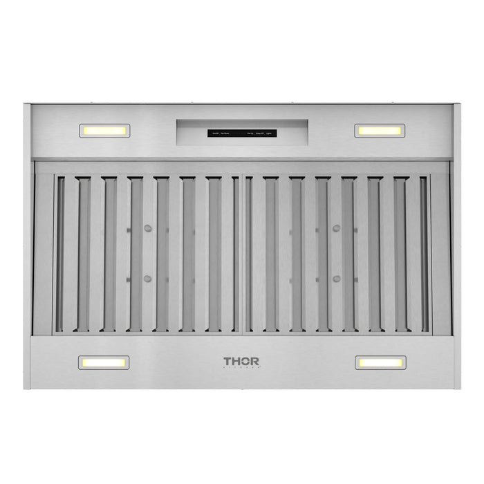 Thor Kitchen 34-Inch 1200 CFM Range Hood Insert in Stainless Steel (XLH36)