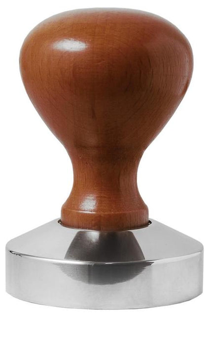 Wood Knob/ Stainless - 52mm Coffee Tamper