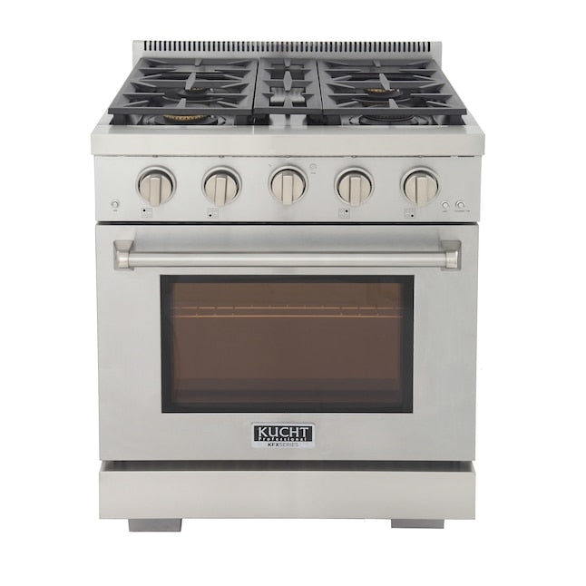 Kucht Professional 30 in. 4.2 cu ft. Propane Gas Range, KFX300/LP-S