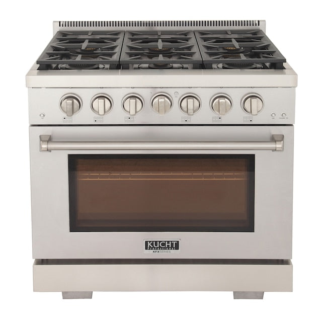 Kucht Professional 36 in. 5.2 cu ft. Propane Gas Range, KFX360/LP-S