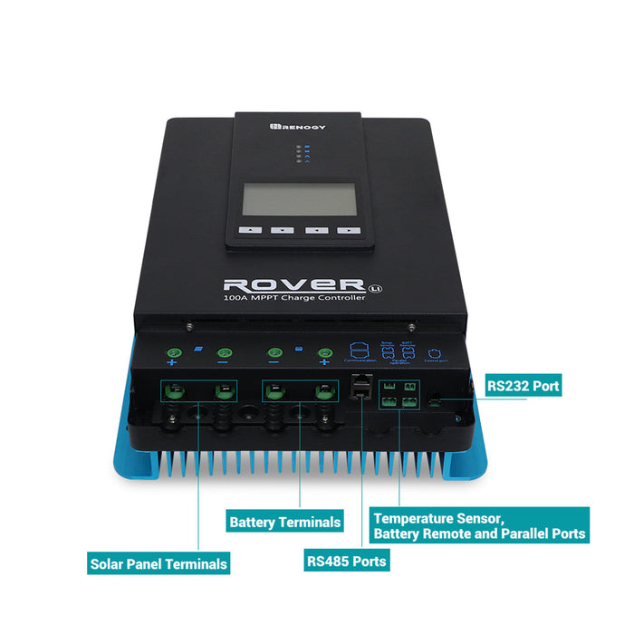 Renogy Rover 100 Amp MPPT Solar Charge Controller