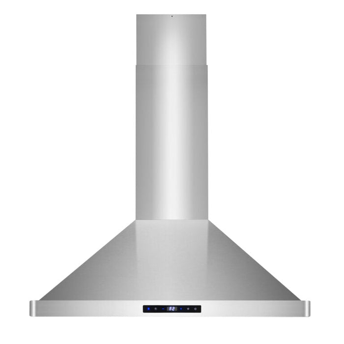 Cosmo 30" 380 CFM Island Range Hood with Digital Touch Controls, COS-63ISS75