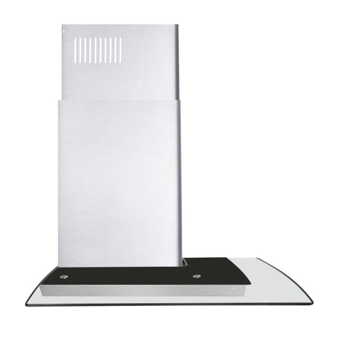 Cosmo 30" 380 CFM Convertible Wall Mount Range Hood with Glass Canopy and Push Button Controls, COS-668A750