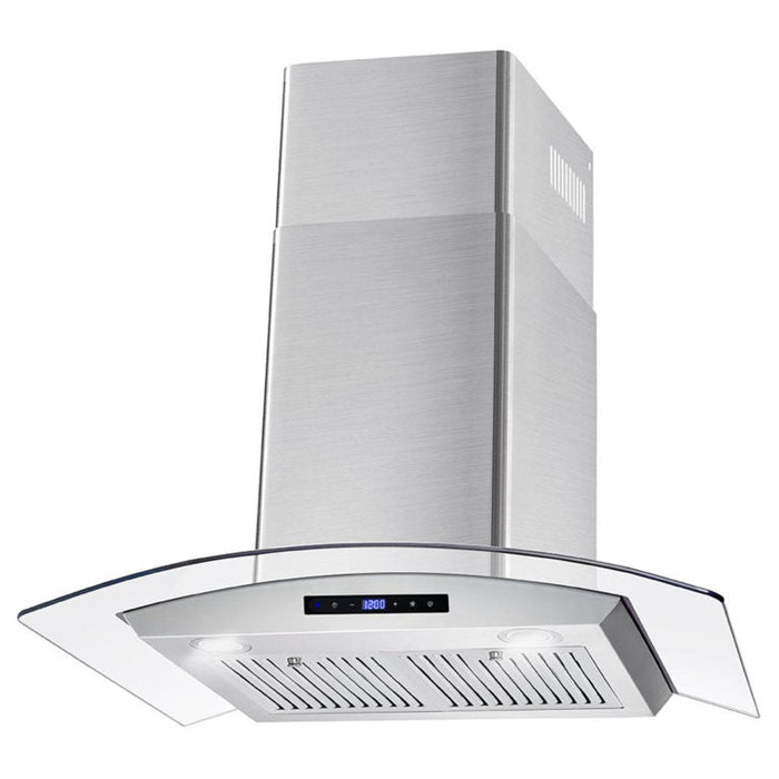 Cosmo Package - 30" Gas Range, Wall Mount Range Hood, Refrigerator with Ice Maker and Dishwasher, COS-4PKG-099