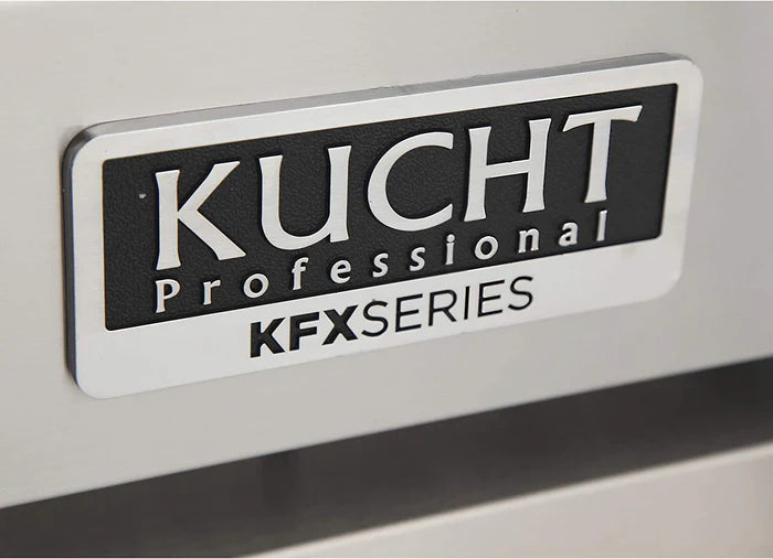 Kucht Professional 36" 5.2 cu. ft. Propane Gas Range in Stainless Steel with Black Accents, KFX360/LP-K