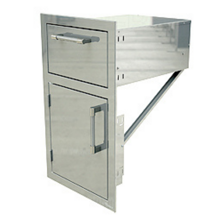 Alfresco 17-Inch Drawer & Door Combo - AXE-DDR-L/R-SC