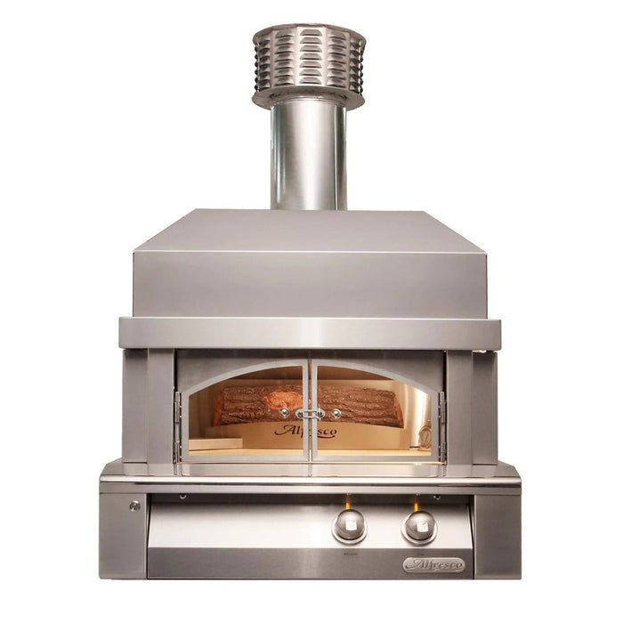 Alfresco 30-Inch Built-In Outdoor Pizza Oven Plus - AXE-PZA-BI-LP/NG